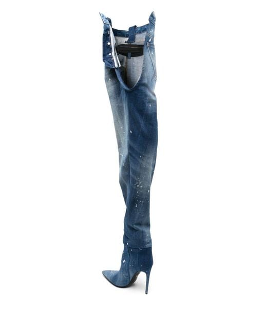 DSquared² Blue Bettter X Capsule Boots