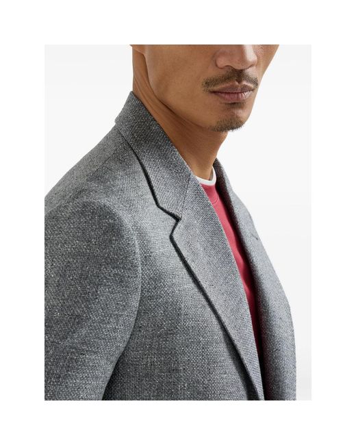 Brunello Cucinelli Blue Jackets for men