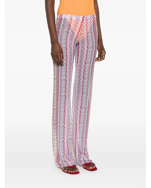 Missoni Pink Zigzag Trousers