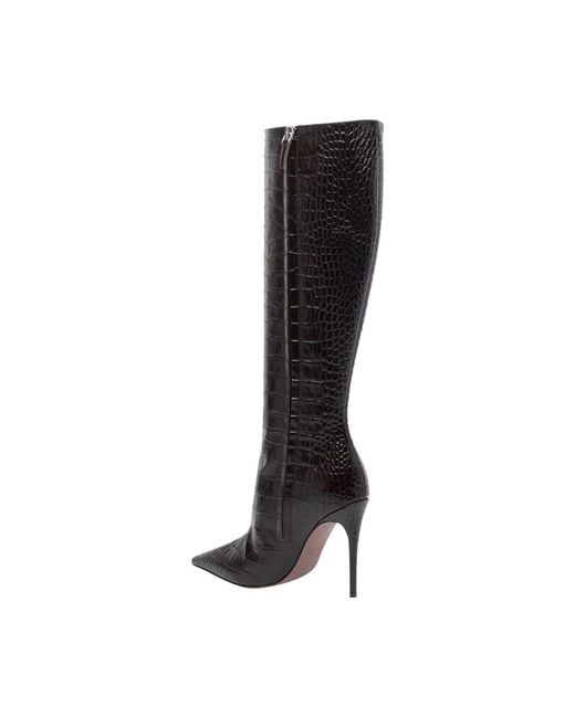 Paris Texas Black Vera Pump Boots