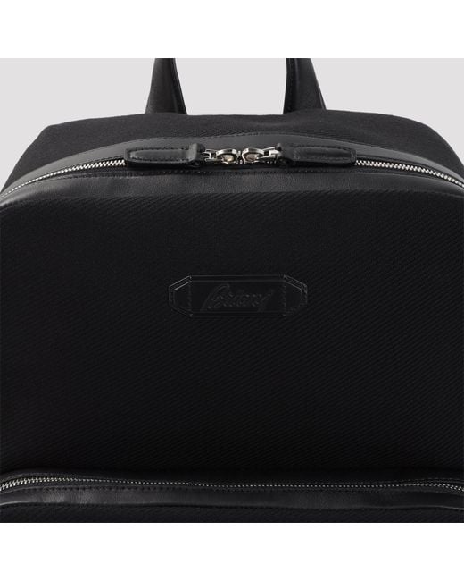 Brioni Black Backpack for men