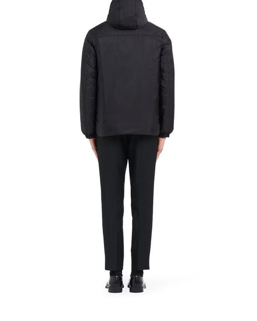 Prada Black Re-Nylon Down Jacket for men