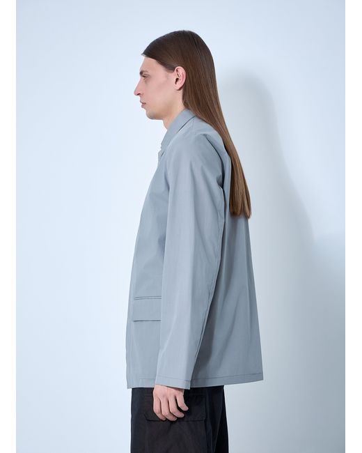 Rier Blue Shirt Jacket for men