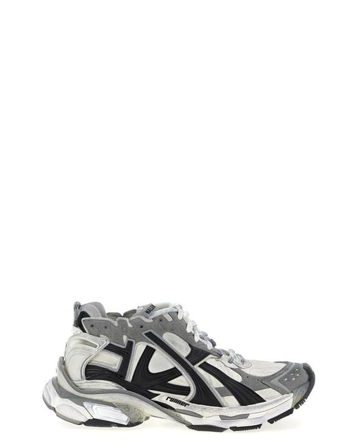 Balenciaga White 'Runner Gradient' Sneakers for men