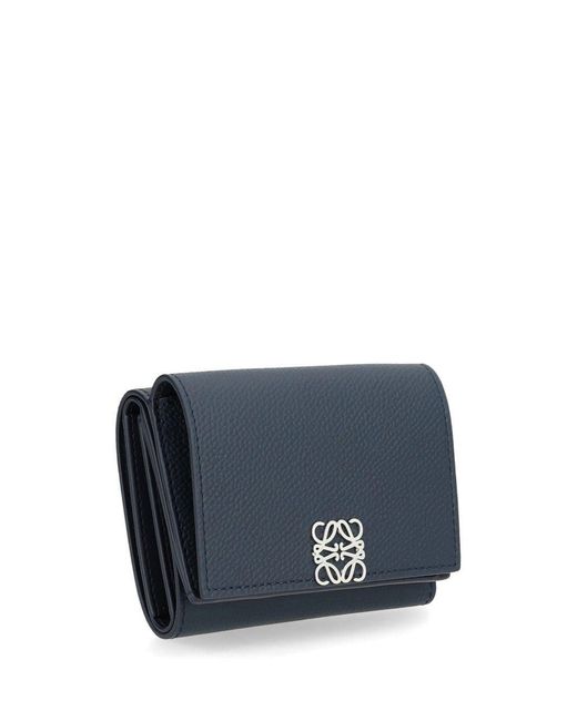Loewe Blue Trifold Wallet