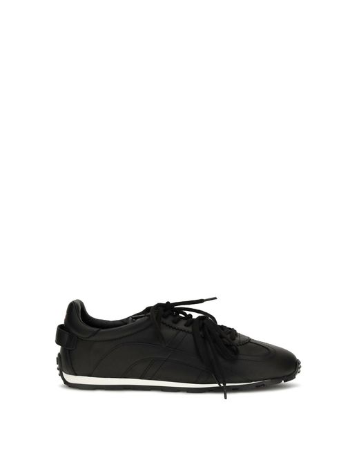 DSquared² Black Leather Sneakers for men