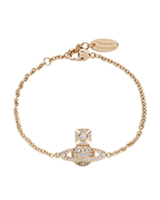 Vivienne Westwood Metallic Carmela Bras Relief Bracelet
