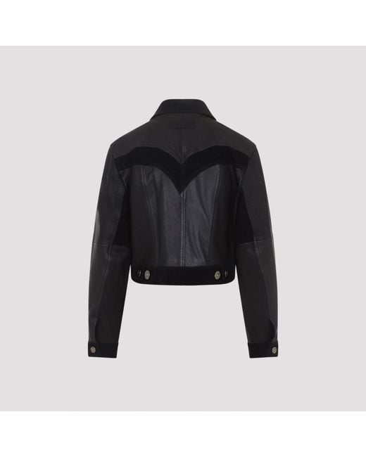 Versace Black Leather Jacket