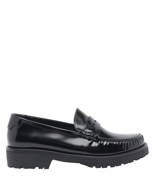 Saint Laurent Black Le Loafer Loafers With Thick Sole