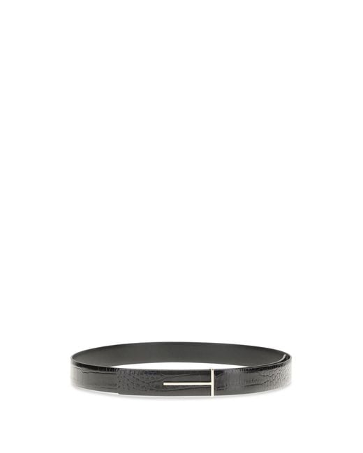 Tom Ford White Belts E Braces