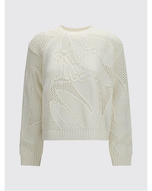 Max Mara White Sweater