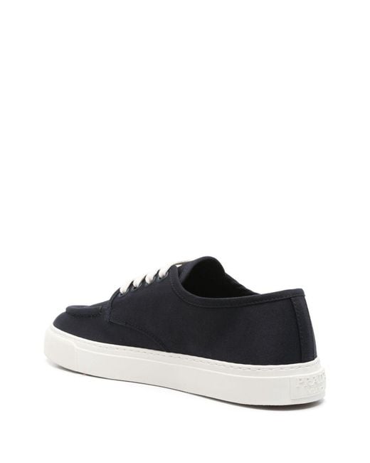 Prada Black Canvas Sneakers for men