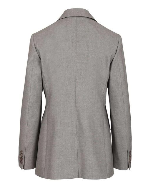 Max Mara Gray Wool Blazer