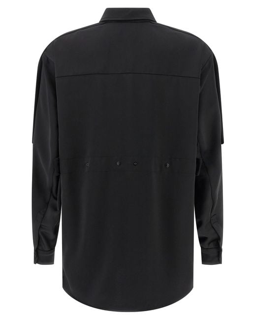 Moncler Genius Black Polyester Blouse