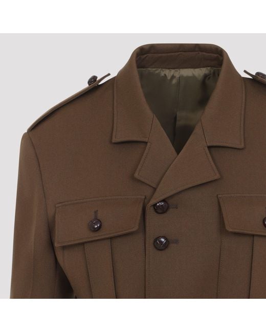 Céline Brown Peplum Jacket