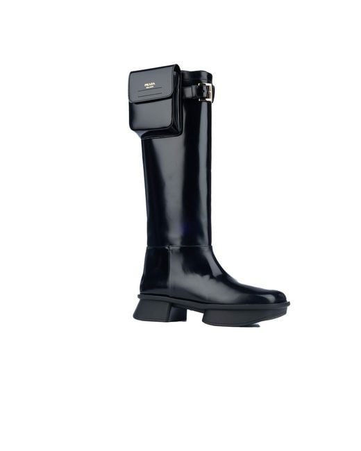 Prada Black Shoes Boots