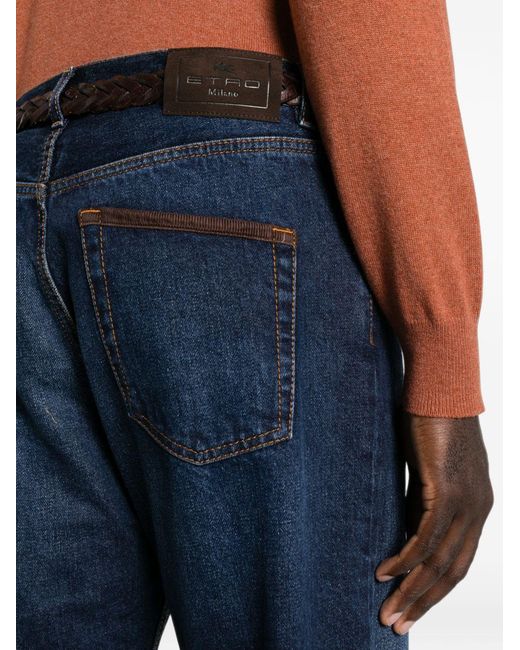 Etro Blue Trousers for men