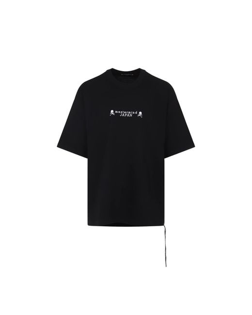 Mastermind Japan Black "I Do The Best" Short Sleeves Tee for men