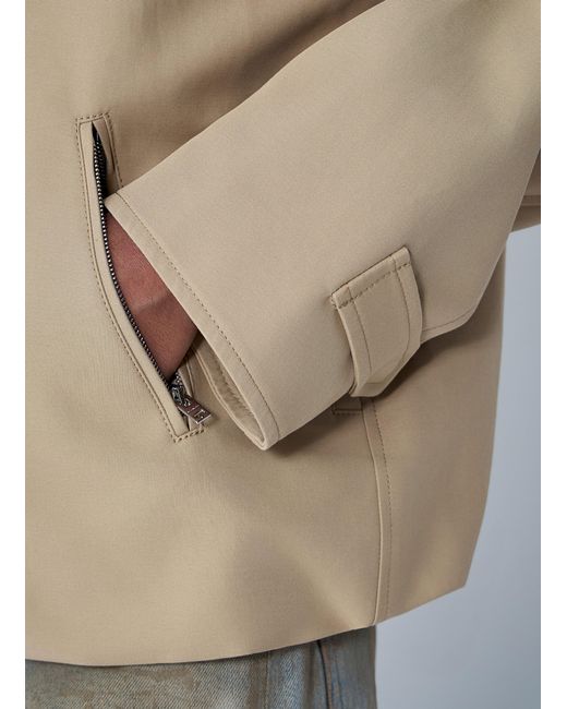 Acne Natural Cotton Satin Jacket