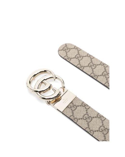 Gucci Metallic Neutrals Belts