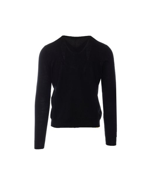 Fendi Blue Logo Sweater for men