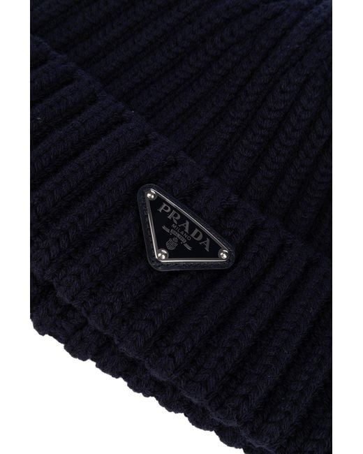 Prada Blue Accessories Hats for men