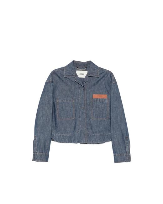 Fendi Blue Jackets