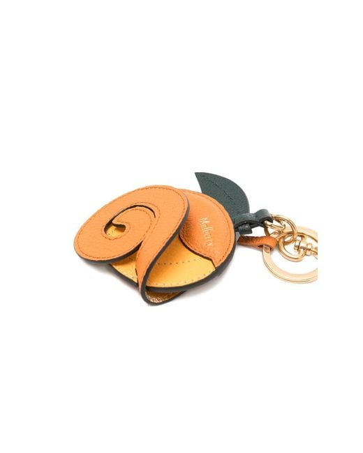 Mulberry Orange Keyring