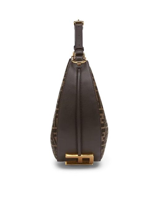 Fendi Gray Graphy Small