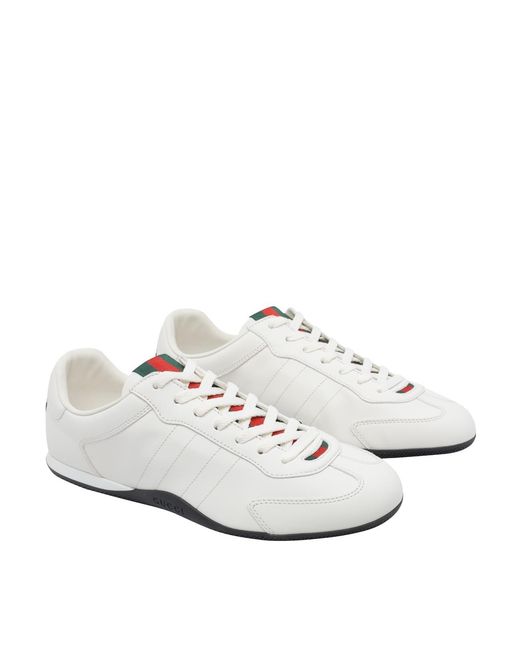 Gucci White Shift Sneakers for men