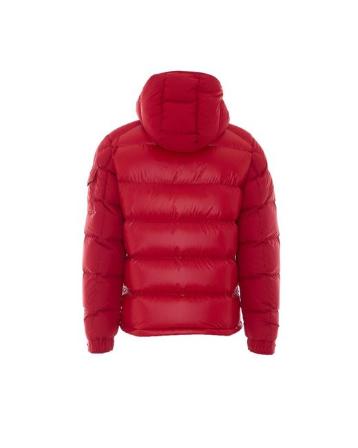 Moncler Red Maya Down Jacket for men