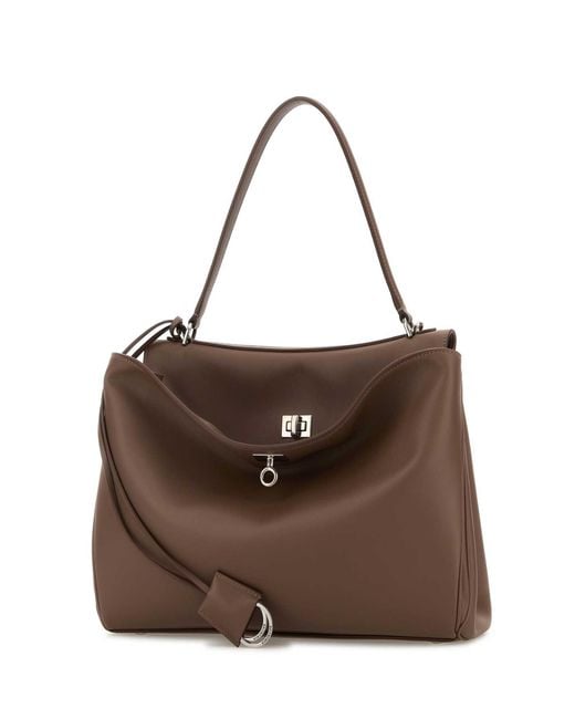 Balenciaga Brown Rodeo Top Handle M