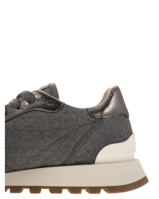 Brunello Cucinelli Gray Runners