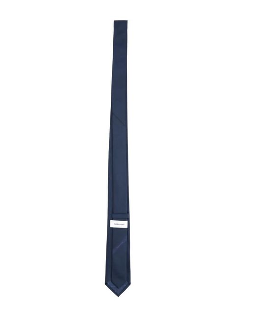 Ferragamo Blue Cravatta for men
