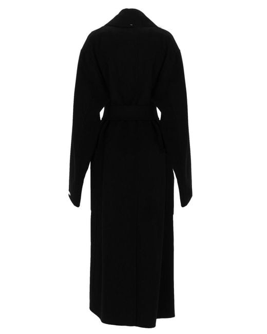 Sportmax Black Coat "Things"
