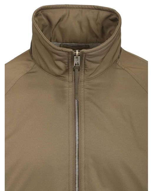 Tom Ford Green Jacket With Cashmere Lining for men