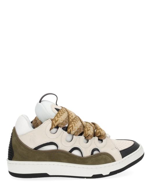 Lanvin Natural Curb Sneakers