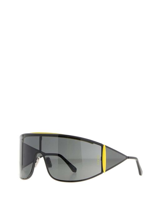 Loewe Gray Metal Sunglasses for men
