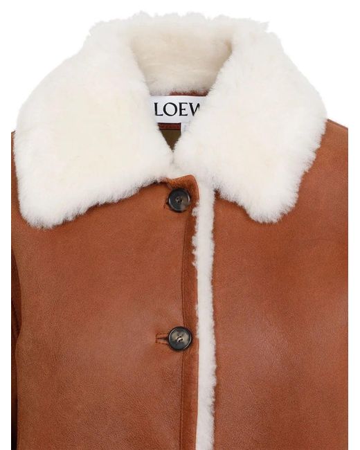 Loewe Brown Shearling Jacket