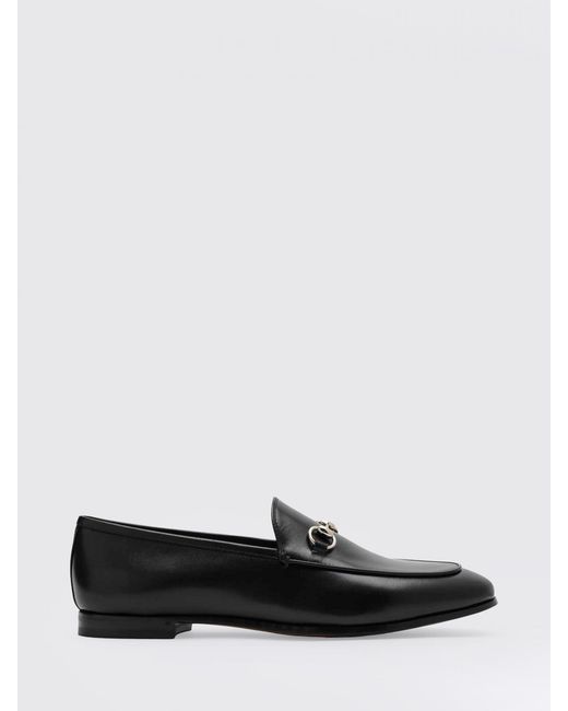 Gucci White Jordaan Leather Loafer