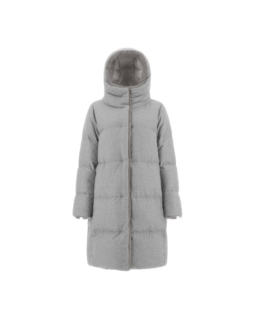 Herno Gray Down Coats