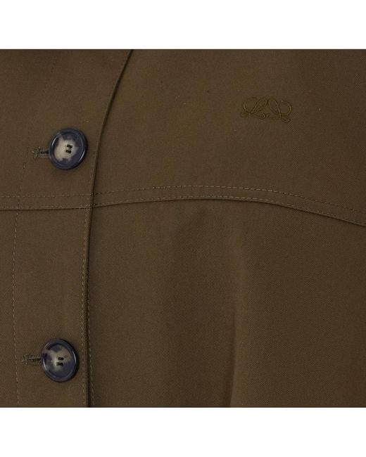 Loewe Brown Silk And Cotton Jacket