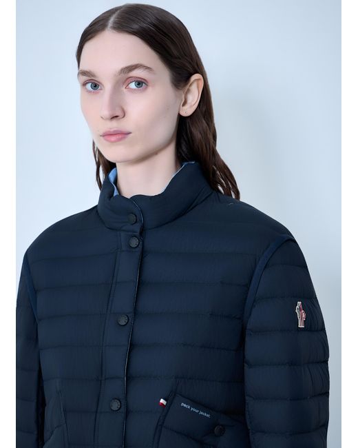 Moncler Blue Madulain Down Jacket