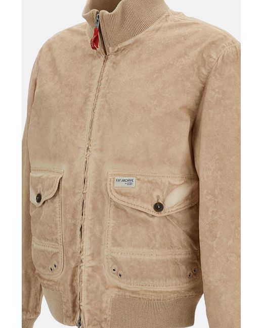 Fay Natural Bomber -Archive for men