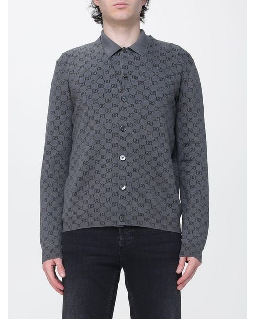 Gucci Blue Sweater for men
