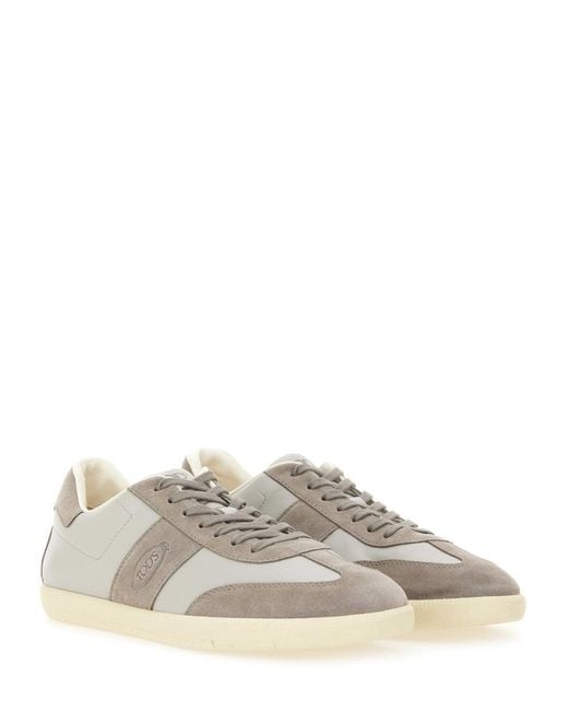 Tod's White Tabs Sneakers for men