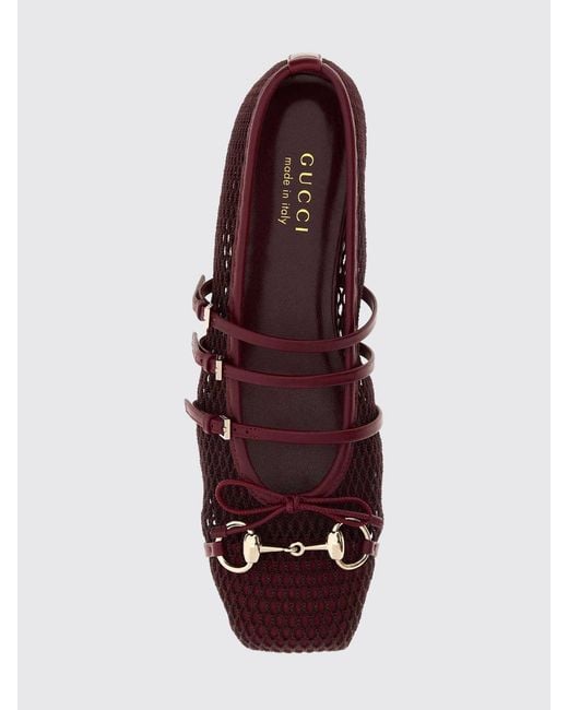 Gucci White Ballet Flat