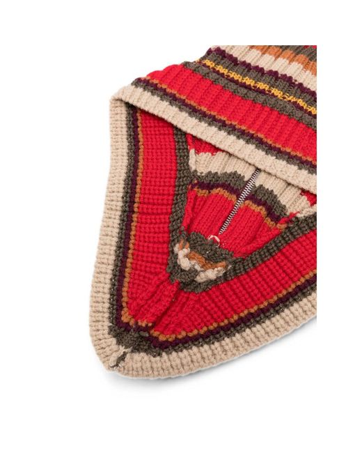 Dries Van Noten Red Scarves for men