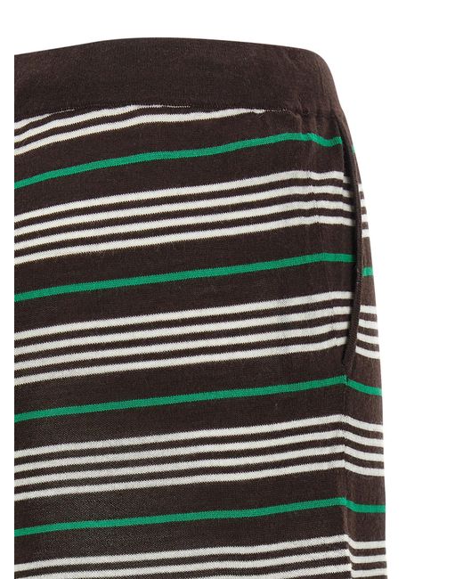 P.A.R.O.S.H. Black Listripes Shorts