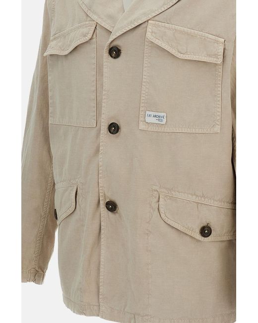 Fay Natural Field Jacket -Archive for men